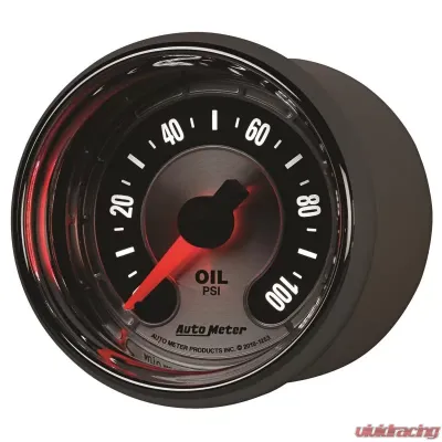 AutoMeter GAUGE; OIL PRESS; 2 1/16in.; 100PSI; DIGITAL STEPPER MOTOR; AMERICAN MUSCLE - 1253