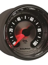 AutoMeter GAUGE; OIL PRESS; 2 1/16in.; 100PSI; DIGITAL STEPPER MOTOR; AMERICAN MUSCLE                                     - 1253 - Image 4