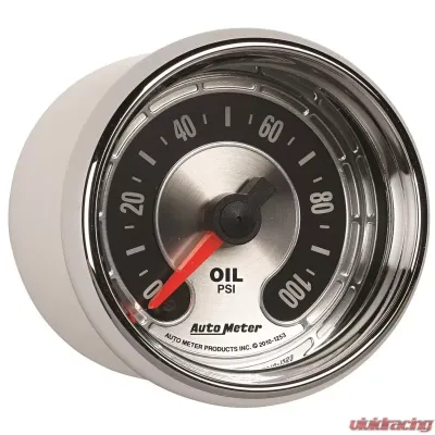 AutoMeter GAUGE; OIL PRESS; 2 1/16in.; 100PSI; DIGITAL STEPPER MOTOR; AMERICAN MUSCLE - 1253