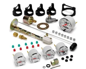 AutoMeter GAUGE KIT; 5 PC.; 3 1/8in./2 1/16in.; ELEC. SPEEDO.; CHEVROLET HERITAGE BOWTIE