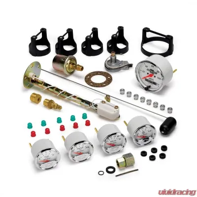 AutoMeter GAUGE KIT; 5 PC.; 3 1/8in./2 1/16in.; ELEC. SPEEDO.; CHEVROLET HERITAGE BOWTIE - 1302-00408