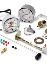 AutoMeter GAUGE KIT; 2 PC.; QUAD/SPEEDOMETER; 5in.; CHEVROLET HERITAGE BOWTIE                                     - 1303-00408 - Image 5