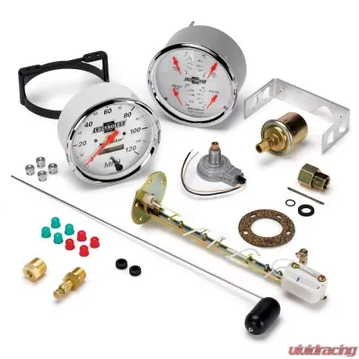 AutoMeter GAUGE KIT; 2 PC.; QUAD/SPEEDOMETER; 5in.; CHEVROLET HERITAGE BOWTIE - 1303-00408