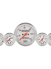 AutoMeter GAUGE KIT; 5 PC.; 3 1/8in./2 1/16in.; MECH. SPEEDO.; WTMP/OILP; ARCTIC WHT                                     - 1311 - Image 7