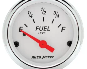 AutoMeter GAUGE; FUEL LEVEL; 2 1/16in.; 0OE TO 90OF; ELEC; ARCTIC WHITE