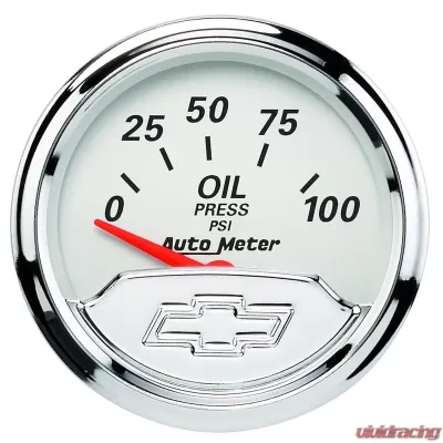 AutoMeter GAUGE KIT; 5 PC.; 3 1/8in./2 1/16in.; MECH. SPEEDO.; CHEVROLET HERITAGE BOWTIE - 1300-00408