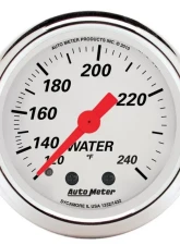 AutoMeter GAUGE KIT; 5 PC.; 3 1/8in./2 1/16in.; MECH. SPEEDO.; WTMP/OILP; ARCTIC WHT                                     - 1311 - Image 4