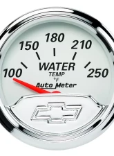 AutoMeter GAUGE; WATER TEMP; 2 1/16in.; 250deg.F; ELEC; CHEVROLET HERITAGE BOWTIE                                     - 1337-00408 - Image 4