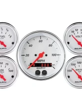 AutoMeter GAUGE KIT; 5 PC.; 3 3/8in./2 1/16in.; GPS SPEEDOMETER; ARCTIC WHITE                                     - 1350 - Image 7