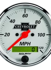 AutoMeter GAUGE KIT; 5 PC.; 3 1/8in./2 1/16in.; ELEC. SPEEDO.; CHEVROLET HERITAGE BOWTIE                                     - 1302-00408 - Image 5