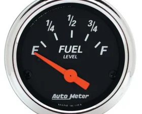 AutoMeter GAUGE; FUEL LEVEL; 2 1/16in.; 0OE TO 90OF; ELEC; DESIGNER BLACK