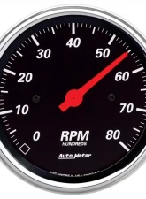 AutoMeter 6pc Designer Black Gauge Kit E-Body | Cuda | Challenger 1970-1974                                     - 7029-DB - Image 7
