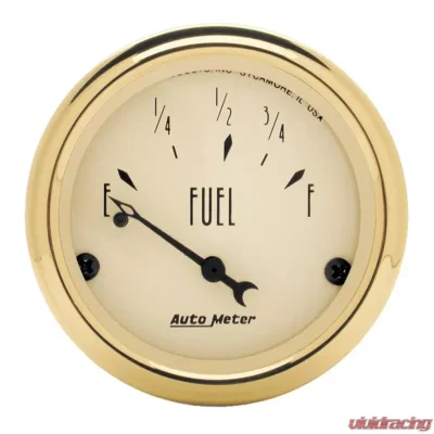 AutoMeter GAUGE; FUEL LEVEL; 2 1/16in.; 73OE TO 10OF; ELEC; GOLDEN OLDIES - 1505