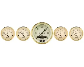 AutoMeter GAUGE KIT; 5 PC.; 3 3/8in./2 1/16in.; GPS SPEEDOMETER; GOLDEN OLDIES