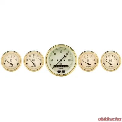 AutoMeter GAUGE KIT; 5 PC.; 3 3/8in./2 1/16in.; GPS SPEEDOMETER; GOLDEN OLDIES - 1550