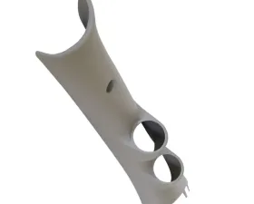 AutoMeter GAUGE MOUNT; A-PILLAR; FULL; DUAL; 2 1/16in.; TAN; DODGE RAM 10-19