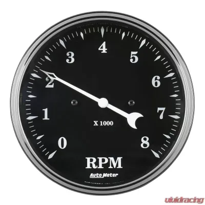 AutoMeter GAUGE; TACHOMETER; 5in.; 8K RPM; IN-DASH; OLD TYME BLACK - 1799