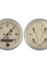 AutoMeter GAUGE KIT; 2 PC.; QUAD/SPEEDOMETER; 3 3/8in.; ANTIQUE BEIGE                                     - 1800 - Image 7