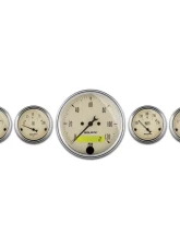 AutoMeter GAUGE KIT; 5 PC.; 3 1/8in./2 1/16in.; ELEC. SPEEDOMETER; ANTIQUE BEIGE                                     - 1809 - Image 7