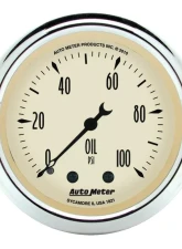 AutoMeter GAUGE KIT; 5 PC.; 3 1/8in./2 1/16in.; MECH. SPEEDO.; WTMP/OILP; ANTQ BEIGE                                     - 1811 - Image 3