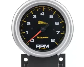 AutoMeter GAUGE; TACH; 3 3/4in.; 8K RPM; 2/4 CYLINDER; BLACK; PRO-CYCLE