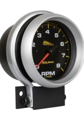 AutoMeter GAUGE; TACH; 3 3/4in.; 8K RPM; 2/4 CYLINDER; BLACK; PRO-CYCLE                                     - 19201 - Image 2