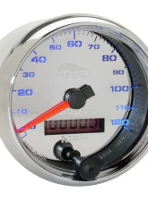 AutoMeter GAUGE; SPEEDO; 2 5/8in.; 120 MPH; ELEC; CHROME; PRO-CYCLE                                     - 19342 - Image 2