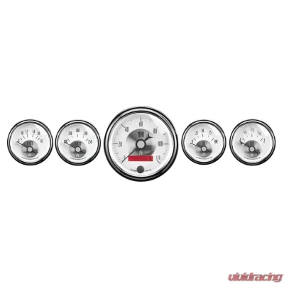 AutoMeter GAUGE KIT; 5 PC.; 3 3/8in./2 1/16in.; ELEC. SPEEDO W/LCD ODO; PRESTIGE PEARL - 2006
