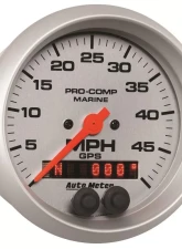 AutoMeter GAUGE; SPEEDOMETER; 3 3/8in.; 50MPH; GPS; MARINE SILVER                                     - 200635-33 - Image 3