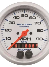 AutoMeter GAUGE; SPEEDOMETER; 3 3/8in.; 100MPH; GPS; MARINE WHITE                                     - 200636 - Image 3