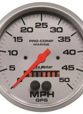 AutoMeter GAUGE; SPEEDOMETER; 5in.; 50MPH; GPS; MARINE SILVER                                     - 200644-33 - Image 3