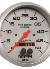 AutoMeter GAUGE; SPEEDOMETER; 5in.; 50MPH; GPS; MARINE SILVER                                     - 200644-33 - Image 3