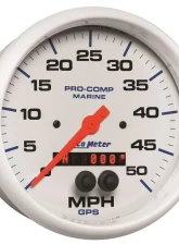 AutoMeter GAUGE; SPEEDOMETER; 5in.; 50MPH; GPS; MARINE WHITE                                     - 200644 - Image 3