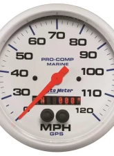 AutoMeter GAUGE; SPEEDOMETER; 5in.; 120MPH; GPS; MARINE WHITE                                     - 200646 - Image 3