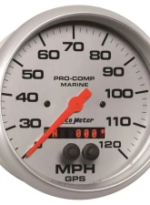 AutoMeter GAUGE; SPEEDOMETER; 5in.; 120MPH; GPS; MARINE SILVER                                     - 200646-33 - Image 3