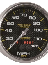 AutoMeter GAUGE; SPEEDOMETER; 5in.; 120MPH; GPS; MARINE CARBON FIBER                                     - 200646-40 - Image 3