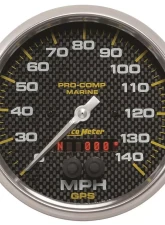 AutoMeter GAUGE; SPEEDOMETER; 5in.; 140MPH; GPS; MARINE CARBON FIBER                                     - 200647-40 - Image 3