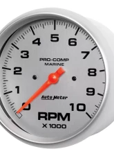 AutoMeter GAUGE; TACHOMETER; 5in.; 10K RPM; MARINE SILVER                                     - 200801-33 - Image 2