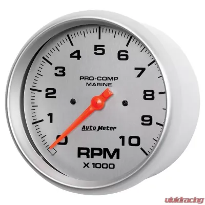 AutoMeter GAUGE; TACHOMETER; 5in.; 10K RPM; MARINE SILVER - 200801-33