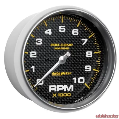 AutoMeter GAUGE; TACHOMETER; 5in.; 10K RPM; MARINE CARBON FIBER - 200801-40