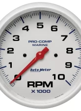 AutoMeter GAUGE; TACHOMETER; 5in.; 10K RPM; MARINE WHITE                                     - 200801 - Image 3
