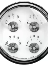 AutoMeter GAUGE; QUAD; 5in.; 240OE-33OF; ELEC; PRESTIGE PEARL                                     - 2019 - Image 6