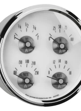 AutoMeter GAUGE; QUAD; 5in.; 240OE-33OF; ELEC; PRESTIGE PEARL                                     - 2019 - Image 5