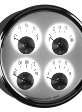 AutoMeter GAUGE; QUAD; 5in.; 240OE-33OF; ELEC; PRESTIGE PEARL                                     - 2019 - Image 6