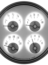 AutoMeter GAUGE; QUAD; 5in.; 240OE-33OF; ELEC; PRESTIGE PEARL                                     - 2019 - Image 4