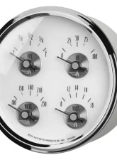 AutoMeter GAUGE; QUAD; 5in.; 0OE TO 90OF; ELEC; PRESTIGE PEARL                                     - 2020 - Image 2
