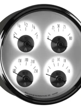 AutoMeter GAUGE; QUAD; 5in.; 0OE TO 90OF; ELEC; PRESTIGE PEARL                                     - 2020 - Image 6
