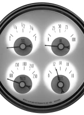 AutoMeter GAUGE; QUAD; 5in.; 0OE TO 90OF; ELEC; PRESTIGE PEARL                                     - 2020 - Image 4