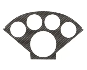 AutoMeter FACEPLATE FOR #2207; OPTIONAL; SILVER CARBON LOOK