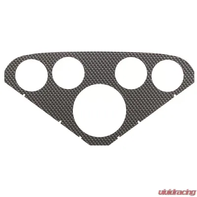 AutoMeter FACEPLATE FOR #2208; OPTIONAL; SILVER CARBON LOOK - 2124
